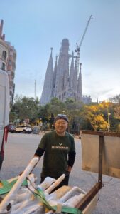 早朝のサグラダ ファミリア